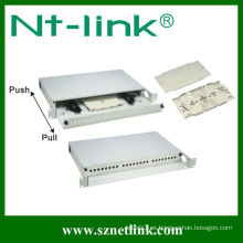 Panel de conexión de fibra ST 24 puertos